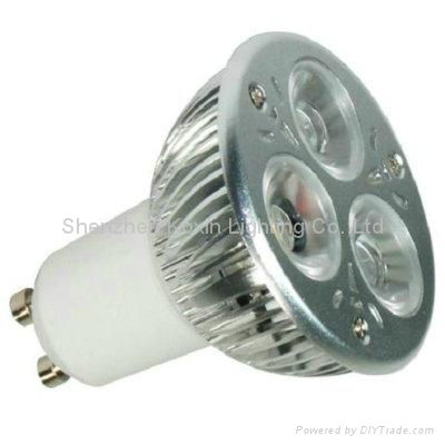 High power led spot lamp GU10 CREE 3X2W