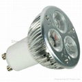 High power led spot lamp GU10 CREE 3X2W 