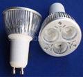 High power led spot lamp GU10 CREE 3X2W  2