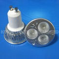 High power led spot lamp GU10 CREE 3X2W  4