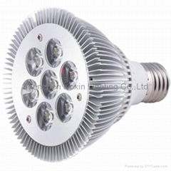 Dimmable powerful led par lamp PAR30 7*1W