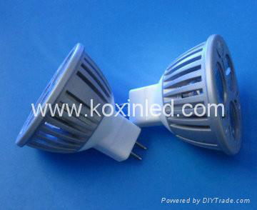 High power led spotlight MR16 3x1W 2