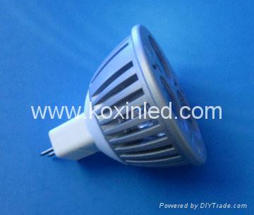 High power led spotlight MR16 3x1W 3