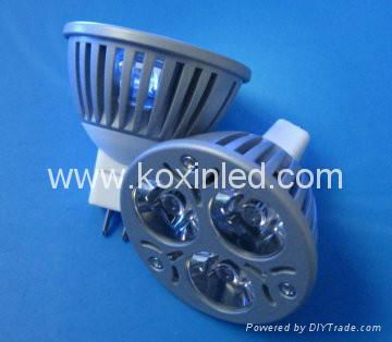 High power led spotlight MR16 3x1W 5