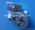 High power led spotlight MR16 3x1W 5