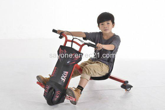 New Arrival Kids CE Electric Prayer 3 Wheel Colourful Drift Trike Scooter