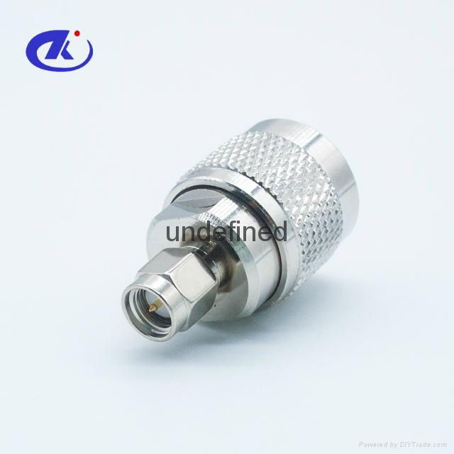 RF connector N male to SMA male adapter