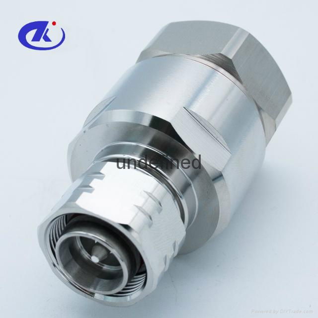 Low PIM 4.3/10 mini DIN Male Straight Connector for 7/8"Feeder Jumber Cable