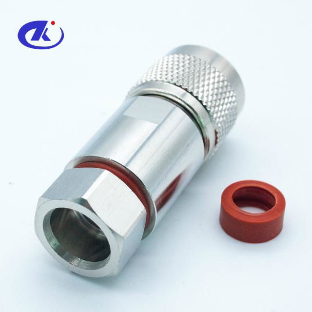 N male connector clamp for 3/8"superflex cable connector 2