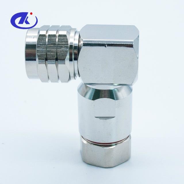 N type right angle plug connector for 1/2 superflexible cable 5