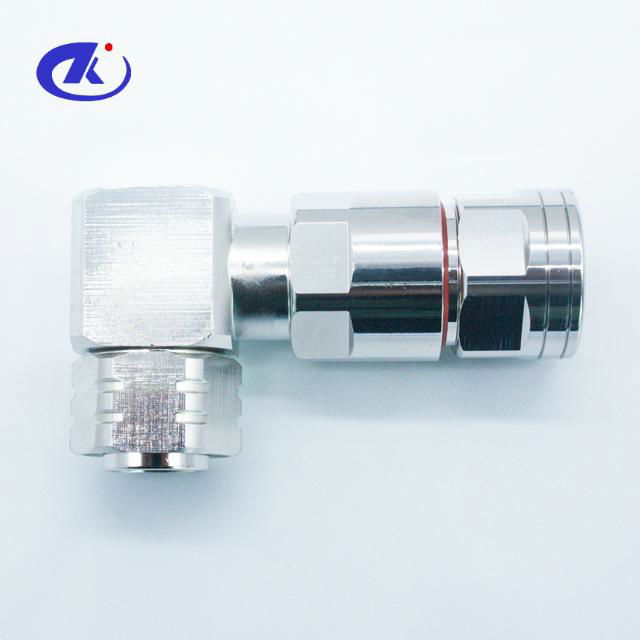 4.3/10 Male Right Angle Connector for 1/2"Feeder cable(screw type) 5