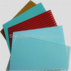 Ceramic frit glass