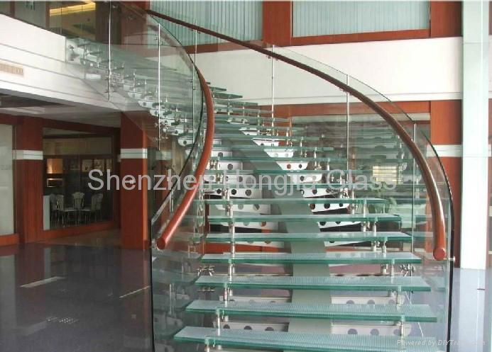 Spiral stair glass 4