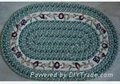 Rope knitted carpet
