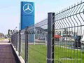 2.03mx2.5mx50x200mm hot dip curvy welded panel fences 4