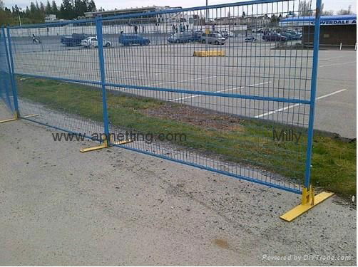 factory 6x9.5ft Canada PVC Coated Temporary Construction panel Fence  2