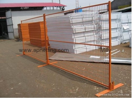 加拿大6x9.5英尺8*9.5英尺PVC 建筑防护临时护栏 专业生产厂家 3