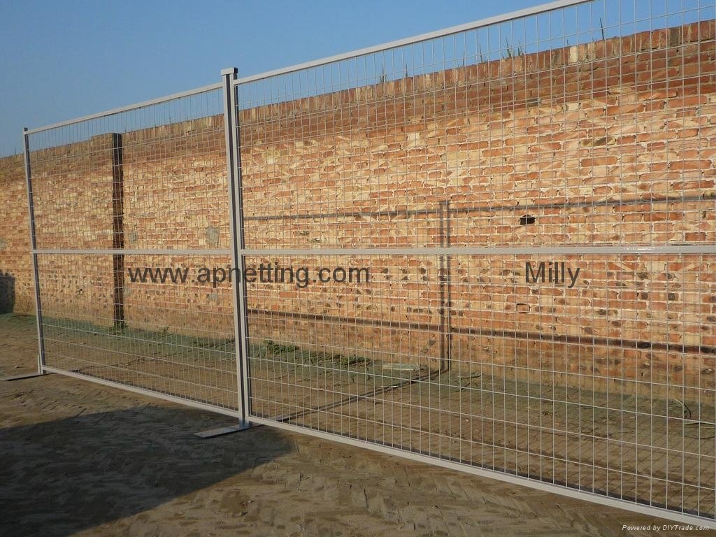 加拿大6x9.5英尺8*9.5英尺PVC 建筑防护临时护栏 专业生产厂家 4