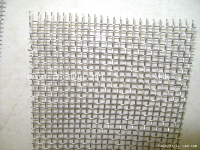 工厂供应304不锈钢编织网 轧花网 编织筛网 2