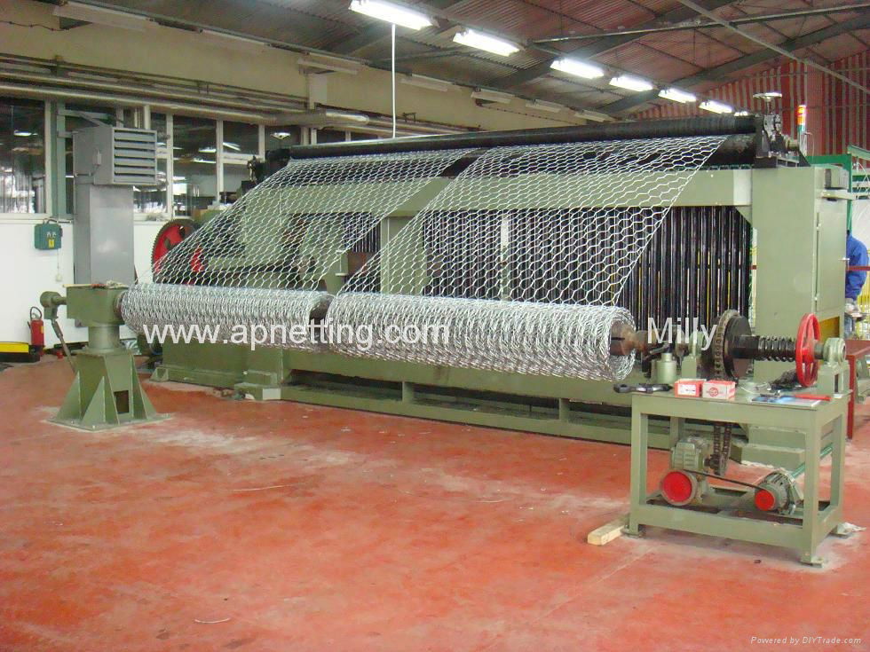 heavy weave hxagonal wire mesh gabion mattress machine 