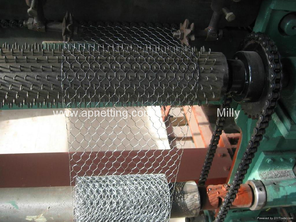 heavy weave hxagonal wire mesh gabion mattress machine  5