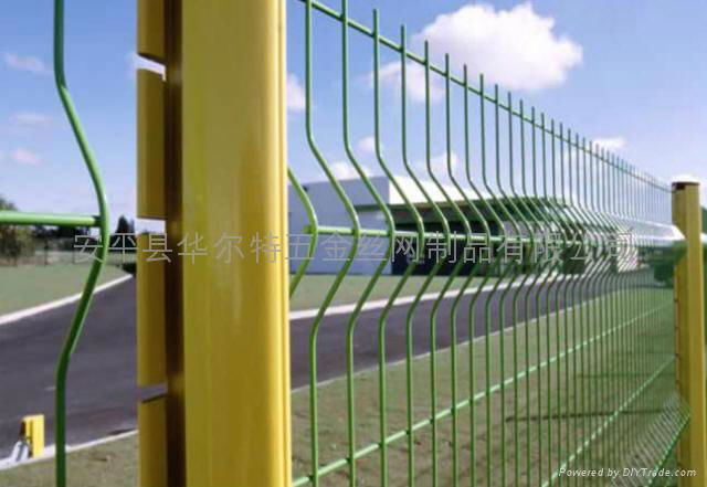 3D welded wire mesh fences/welded panel fencing/wire fencing panels 4