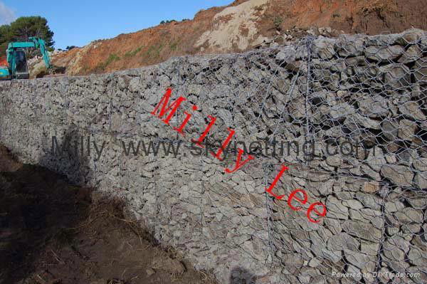 GB/T 20492-2006 10%(5%aluminal alloy) PVC stone cages professional manufacture