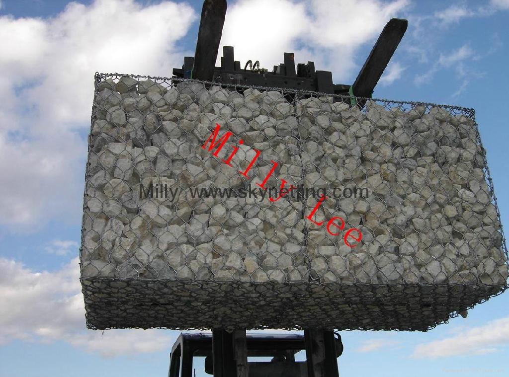 cheap ASTM EN 245g galvanzied gabion basket professional factory 2