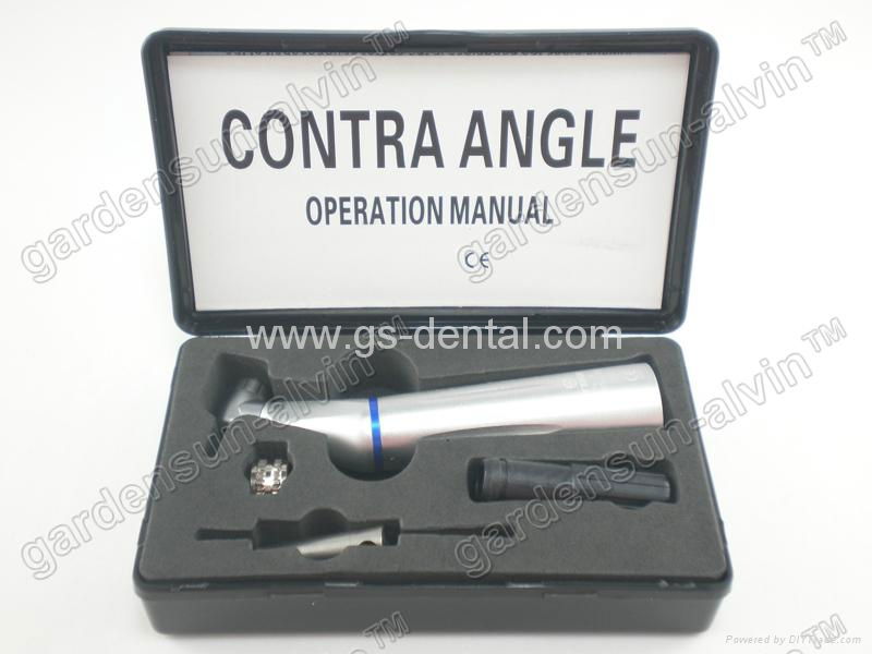 New Dental Low Speed Inner Water Fiber Optic Self power  contra angle handpiece 4