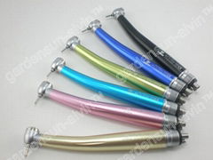 TOSI New Lady Dental High Speed Push Button Rainbow Handpiece 4-Hole CE