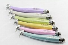 JINME Colorful Dental High Speed Push Button Rainbow Handpiece 4-Hole CE 