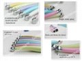 JINME Colorful Dental High Speed Push Button Rainbow Handpiece 4-Hole CE  4