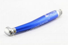 New TOSI LED Dental High Speed Fiber Optic Handpiece 6-Hole Bule CE TX-124L 