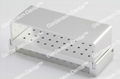 6PCS 30 Holes Dental Burs Holder Block ALUMINIUM Autoclave Disinfection Boxes  3