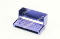 6PCS 30 Holes Dental Burs Holder Block ALUMINIUM Autoclave Disinfection Boxes  11