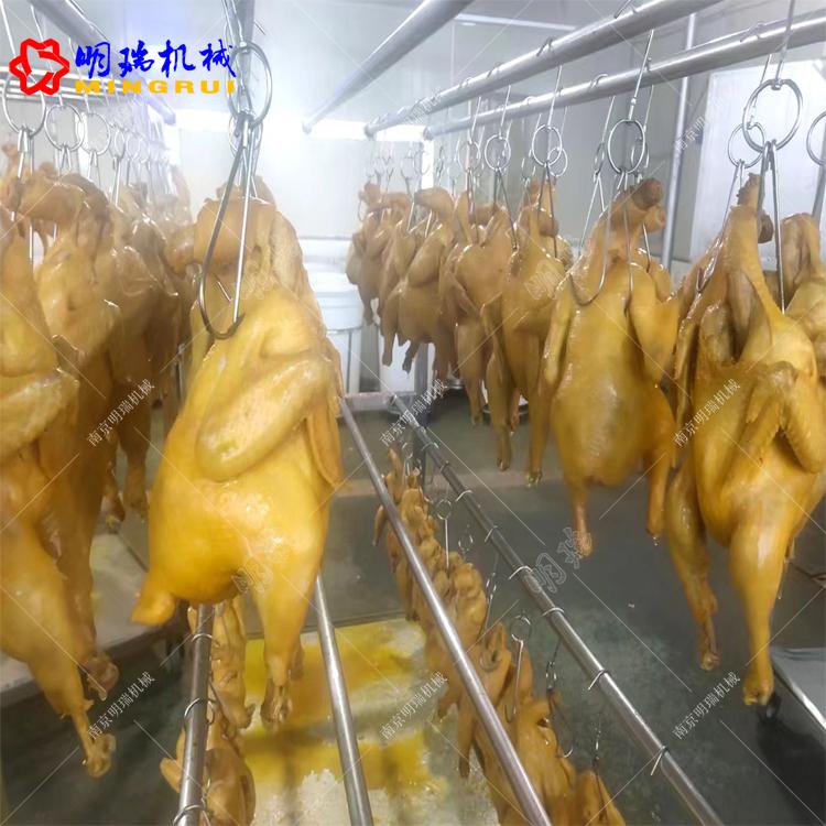 鹵雞燒雞加工流水線設備 2
