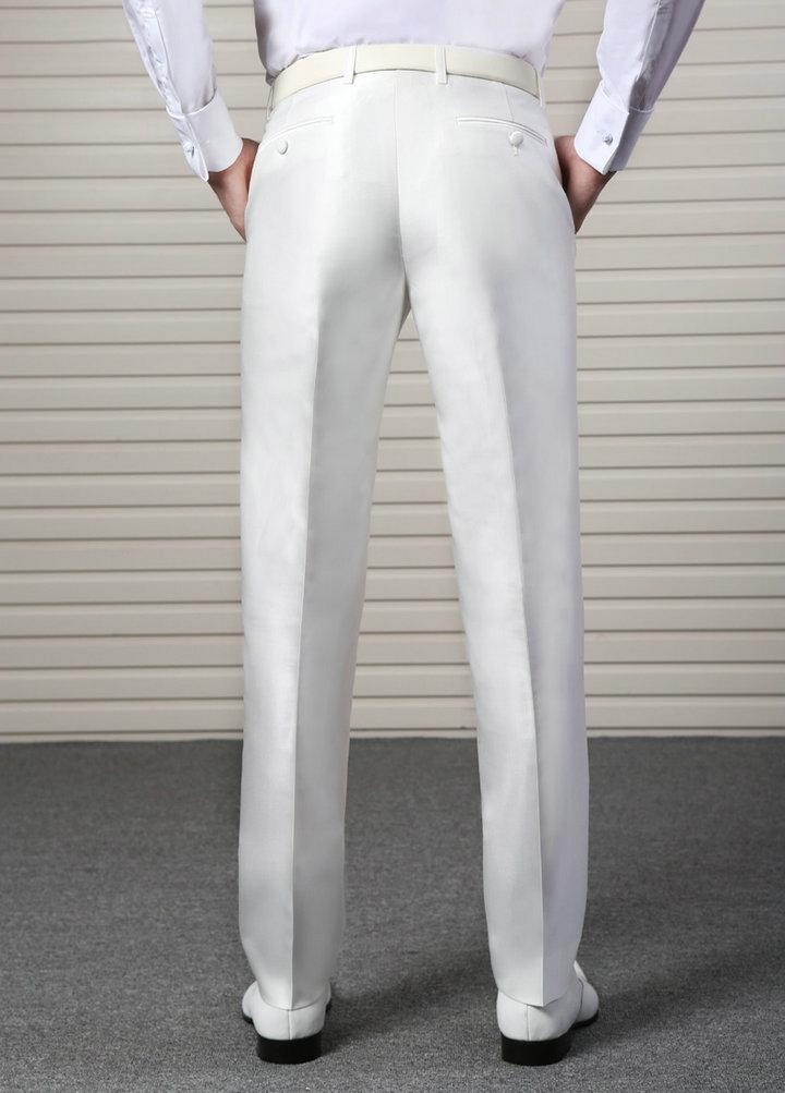 男士白色西服套装 新郎结婚礼服 伴郎西装礼服 s3021