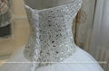 Heavy Beading Sexy Big Ball Gown Wedding Dress With Long Train G209 7
