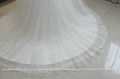 A Line Off Shoulder Soft Satin Lace Beach Wedding Dress With Train G216 7