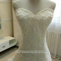 Sweethear A Line New Popular Champange  Beading Floor Length Evening Dress G257 2