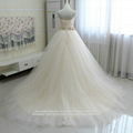 Champagne  Sweetheart Ball Gown Wedding Dresses With Train G258 5