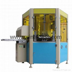 Automatic three color ruler screen printer