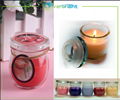 Classical Scented Glass Candle with Flower Flavor  1