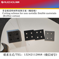 provides non-metallic flexible material