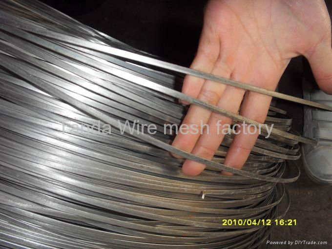 flat stitching wire, flat steel wire, Flat wire