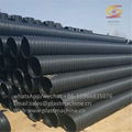 PE hollow wall spiral winding pipe production line 1