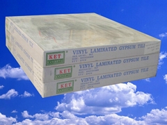 Vinyl laminated gypsum board