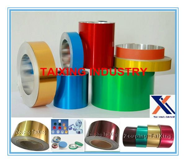 8011 lacquered aluminium coil for flip off seals  2