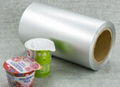aluminium foil with ps heat seal for yogurt lids 