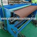 Abrasive cloth slitting machine